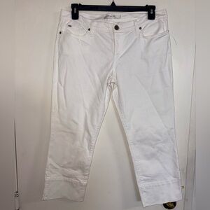 Joe’s Jeans White Capri Jeans Size 32 Excellent